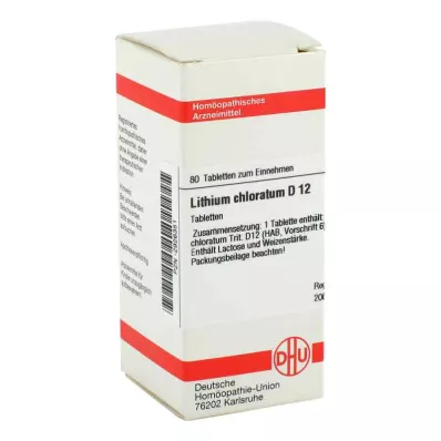 LITHIUM CHLORATUM D 12 Comprimidos, 80 Cápsulas LITHIUM CHLORATUM D 12 Comprimidos, 80 Cápsulas