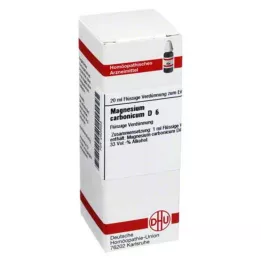 MAGNESIUM CARBONICUM Diluição D 6, 20 ml