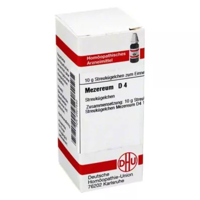 MEZEREUM D 4 glóbulos, 10 g