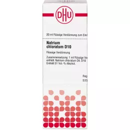 NATRIUM CHLORATUM Diluição D 10, 20 ml