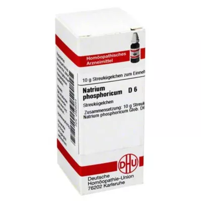 NATRIUM PHOSPHORICUM D 6 glóbulos, 10 g