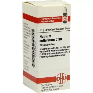 NATRIUM SULFURICUM C 30 glóbulos, 10 g