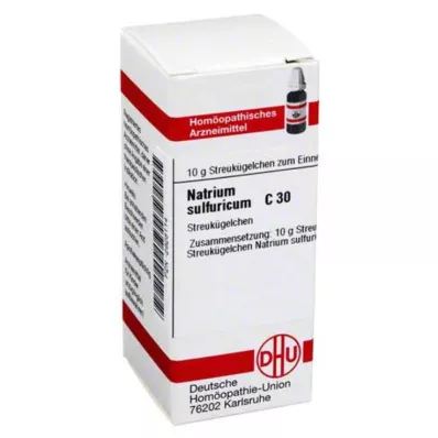 NATRIUM SULFURICUM C 30 glóbulos, 10 g