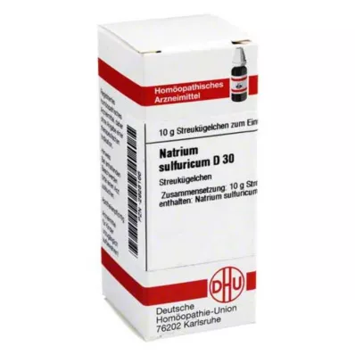 NATRIUM SULFURICUM D 30 glóbulos, 10 g NATRIUM SULFURICUM D 30 glóbulos, 10 g