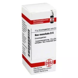 NUX MOSCHATA D 6 glóbulos, 10 g