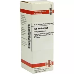 NUX VOMICA Diluição C 30, 20 ml