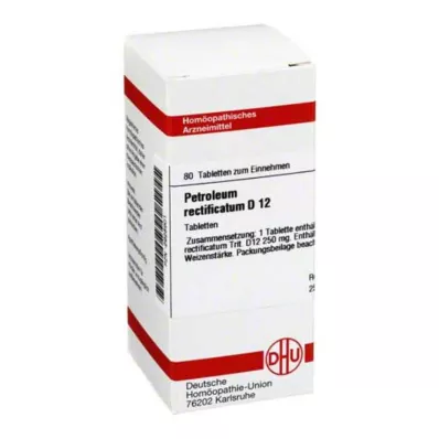PETROLEUM RECTIFICATUM D 12 Comprimidos, 80 Cápsulas PETROLEUM RECTIFICATUM D 12 Comprimidos, 80 Cápsulas