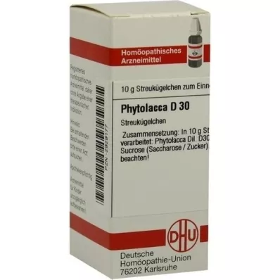 PHYTOLACCA D 30 glóbulos, 10 g