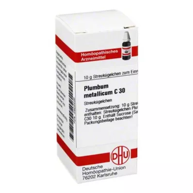 PLUMBUM METALLICUM C 30 glóbulos, 10 g PLUMBUM METALLICUM C 30 glóbulos, 10 g