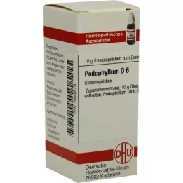 PODOPHYLLUM D 6 glóbulos, 10 g