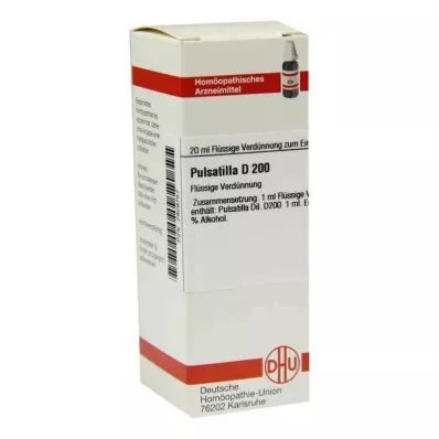 PULSATILLA Diluição D 200, 20 ml PULSATILLA Diluição D 200, 20 ml