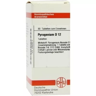 PYROGENIUM D 12 Comprimidos, 80 Cápsulas