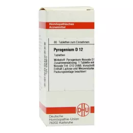 PYROGENIUM D 12 Comprimidos, 80 Cápsulas