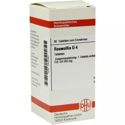 RAUWOLFIA D 4 Comprimidos, 80 Cápsulas