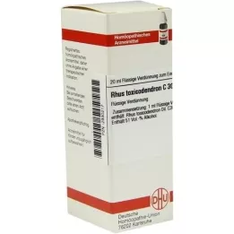 RHUS TOXICODENDRON Diluição C 30, 20 ml