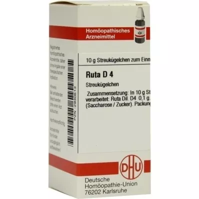 RUTA D 4 glóbulos, 10 g