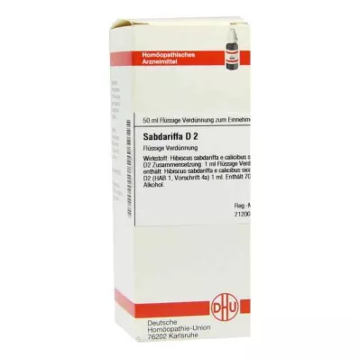 SABDARIFFA Diluição D 2, 50 ml SABDARIFFA Diluição D 2, 50 ml