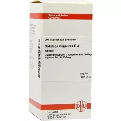 SOLIDAGO VIRGAUREA D 4 Comprimidos, 200 Cápsulas