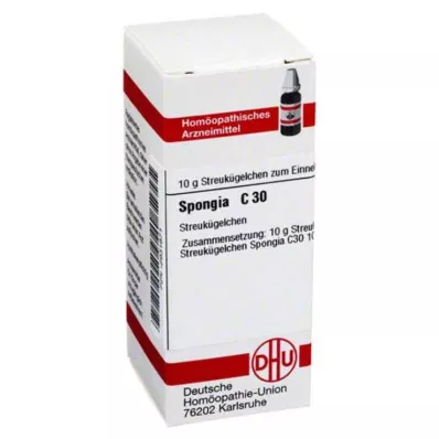 SPONGIA C 30 glóbulos, 10 g SPONGIA C 30 glóbulos, 10 g
