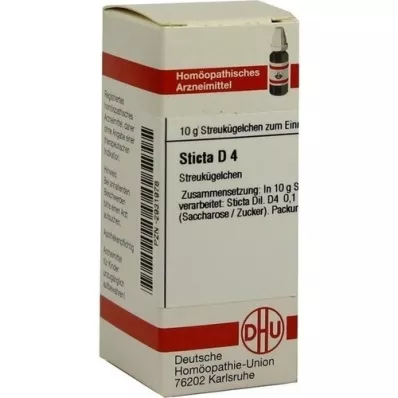 STICTA D 4 glóbulos, 10 g