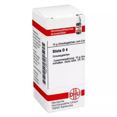 STICTA D 4 glóbulos, 10 g STICTA D 4 glóbulos, 10 g