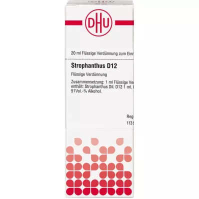STROPHANTHUS Diluição D 12, 20 ml