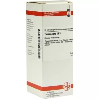 TARAXACUM Diluição D 3, 50 ml