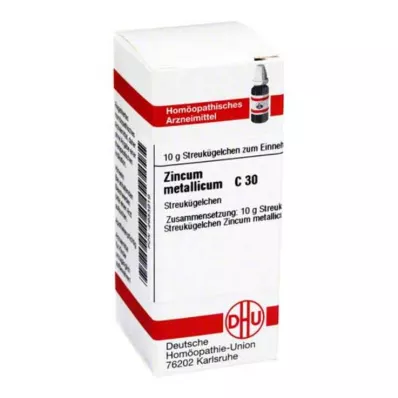 ZINCUM METALLICUM C 30 glóbulos, 10 g