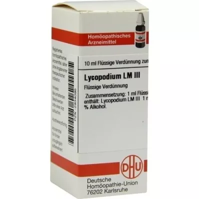 LYCOPODIUM LM III Diluição, 10 ml