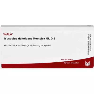 MUSCULUS DELTOIDEUS Complexo GL D 6 ampolas, 10X1 ml MUSCULUS DELTOIDEUS Complexo GL D 6 ampolas, 10X1 ml