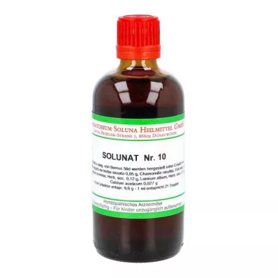 SOLUNAT Gotas n.º 10, 100 ml
