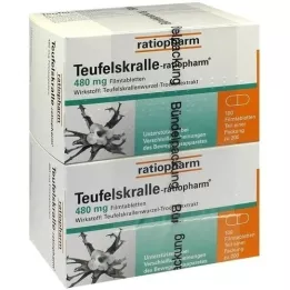 TEUFELSKRALLE-RATIOPHARM Comprimidos revestidos por película, 200 unidades