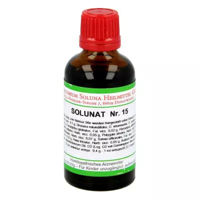 SOLUNAT Gotas n.º 15, 50 ml