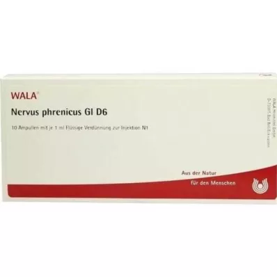 NERVUS PHRENICUS GL D 6 ampolas, 10X1 ml NERVUS PHRENICUS GL D 6 ampolas, 10X1 ml