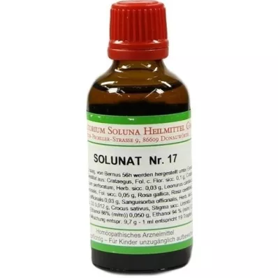 SOLUNAT Gotas N.º 17, 50 ml