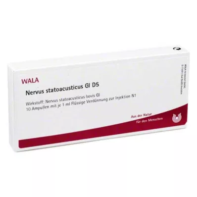NERVUS STATOACUSTICUS GL D 5 ampolas, 10X1 ml NERVUS STATOACUSTICUS GL D 5 ampolas, 10X1 ml