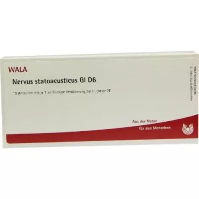 NERVUS STATOACUSTICUS GL D 6 ampolas, 10X1 ml NERVUS STATOACUSTICUS GL D 6 ampolas, 10X1 ml