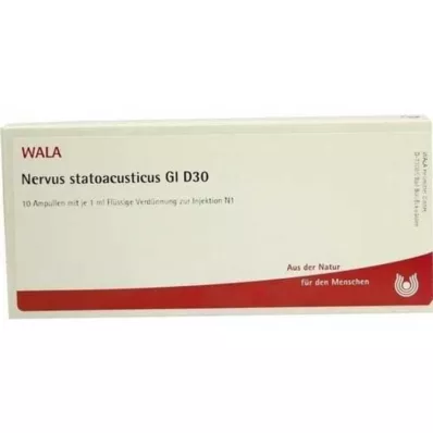 NERVUS STATOACUSTICUS GL D 30 ampolas, 10X1 ml NERVUS STATOACUSTICUS GL D 30 ampolas, 10X1 ml