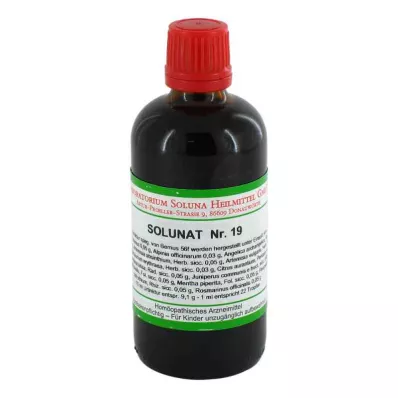 SOLUNAT N.º 19 Gotas, 100 ml SOLUNAT N.º 19 Gotas, 100 ml