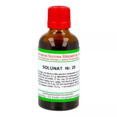 SOLUNAT Gotas nº 20, 50 ml SOLUNAT Gotas nº 20, 50 ml