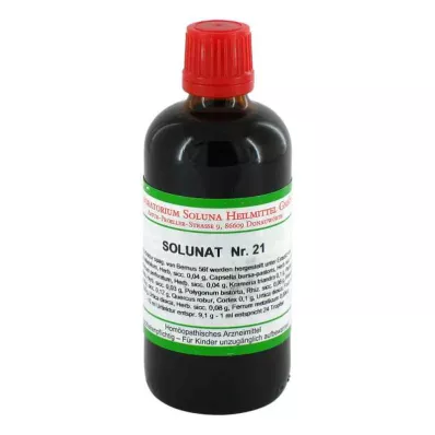 SOLUNAT N.º 21 gotas, 100 ml