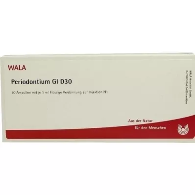 PERIODONTIUM GL D 30 ampolas, 10X1 ml