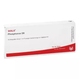 PHOSPHORUS D 8 ampolas, 10X1 ml