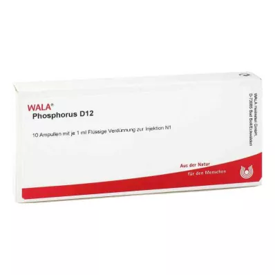 PHOSPHORUS D 12 ampolas, 10X1 ml