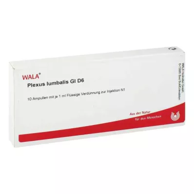 PLEXUS LUMBALIS GL D 6 ampolas, 10X1 ml