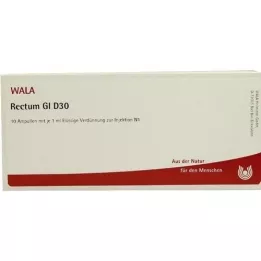 RECTUM GL D 30 ampolas, 10X1 ml