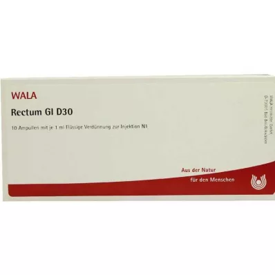 RECTUM GL D 30 ampolas, 10X1 ml RECTUM GL D 30 ampolas, 10X1 ml