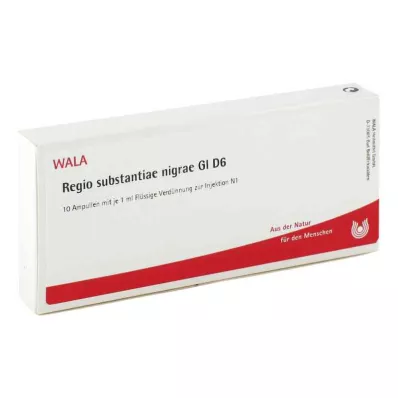 REGIO substantiae nigrae GL D 6 ampolas, 10X1 ml