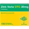 ZINK VERLA OTC Comprimidos revestidos por película de 20 mg, 100 unidades