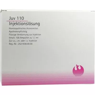 JUV 110 ampolas, 100X1,1 ml
